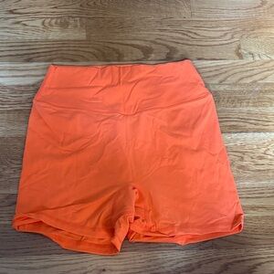 BuffBunny Vibrant Orange Bike Shorts